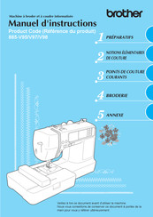 Brother 885-V95 Manuel D'instructions