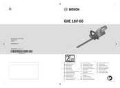 Bosch GHE 18V-60 Notice Originale