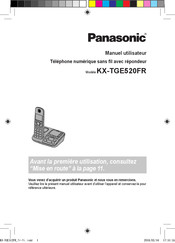 Panasonic KX-TGE520FR Manuel Utilisateur