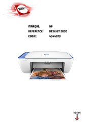 HP DESKJET 2600 Serie Mode D'emploi