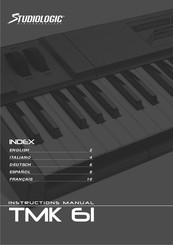 Studiologic TMK 61 Manuel D'instructions