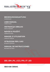 Steinberg Systems SBS-KW-300AG Manuel D'utilisation