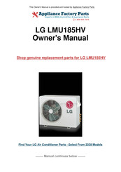 LG LMU185HV Manuel D'utilisation