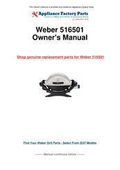 Weber 516501 Manuel D'utilisation