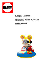 LEXIBOOK AL500MCH Mickey Mouse Club Mode D'emploi