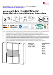 Rauch M2678 Instructions De Montage