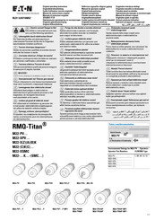 Eaton RMQ-Titan M22-K Série Guide D'utilisation