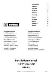 Vetus E-DRIVE MPE1KB Manuel D'installation