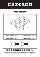 CAZEBOO COM-000390 Instructions De Montage