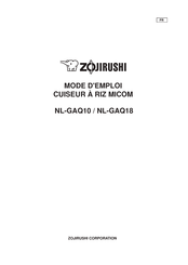 Zojirushi NL-GAQ10 Mode D'emploi