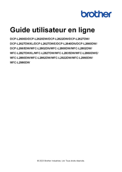 Brother MFC-L2980DW Guide Utilisateur En Ligne