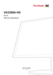 ViewSonic VG2208A-HD Manuel Utilisateur