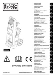 Black & Decker BXPW2100PE Traduction Des Instructions Originales