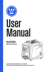 Westinghouse iGen2550DFc Manuel D'utilisation