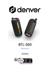 Denver BTL-360BD BORDEUX Mode D'emploi