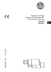 IFM Electronic ANT420 Notice De Montage