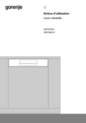 Gorenje GI672C60X Notice D'utilisation