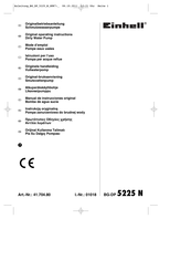 EINHELL BG-DP 5225 N Mode D'emploi