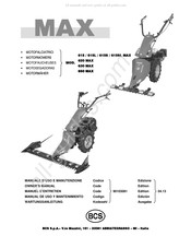 BCS 650 MAX Manuel D'entretien