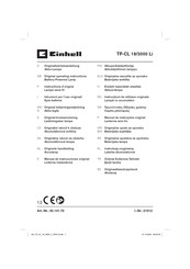 EINHELL TP-CL 18/3000 Li Instructions D'origine