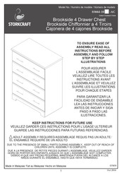 Storkcraft Brookside 03664-10-AC Serie Instructions De Montage