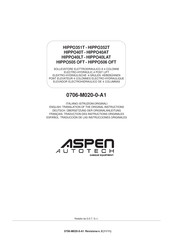 Aspen HIPPO40LT Traduction Des Instructions Originales