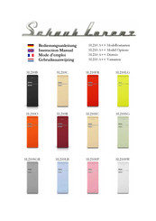Schaub Lorenz SL210SC Mode D'emploi