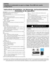 Carrier N92ESN Instructions D'installation, De Démarrage, De Fonctionnement, D'entretien Et De Réparation