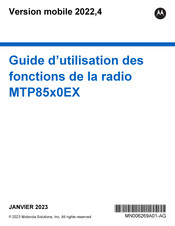 Motorola Solutions MTP85x0EX Guide D'utilisation