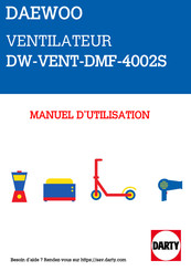 Daewoo DMF-4002S Mode D'emploi