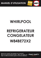 Whirlpool W84BE72X2 Manuel D'utilisation