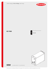 Fronius KD 7000 Instructions De Service