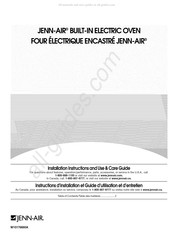 Jenn-Air JJW8330DDB Instructions D'installation Et Guide D'utilisation Et D'entretien