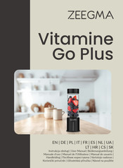 Zeegma Vitamine Go Plus Manuel De L'utilisateur