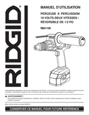 RIDGID R841150 Manuel D'utilisation