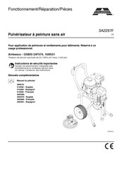 AIRLESSCO GS800 24F574 Fonctionnement, Réparation, Pièces