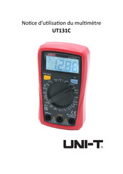 UNI-T UT131C Notice D'utilisation