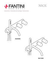 Fantini Rubinetti NICE S021SBU Instructions De Montage