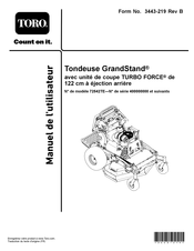 Toro 72542TE Manuel De L'utilisateur