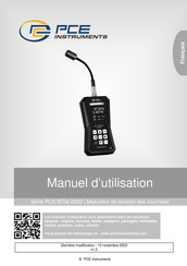 PCE Instruments PCE-BTM 2000 Serie Manuel D'utilisation