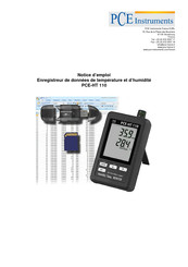 PCE Instruments PCE-HT 110 Notice D'emploi