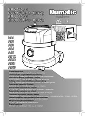 Numatic PPR 170-11 Manuel D'utilisation