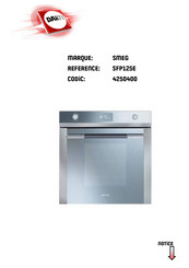 Smeg SFP125E Notice D'utilisation