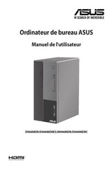 Asus D900MDRES Manuel De L'utilisateur