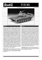 REVELL T-72 M1 Manuel D'instructions