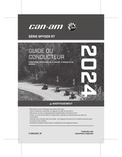 BRP Can-Am SPYDER RT Edition Sea-to-Sky 2024 Guide Du Conducteur