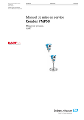 Endress+Hauser Cerabar PMP50 Manuel De Mise En Service