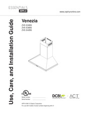 Zephyr Essentials Venezia ZVE-E30BS Guide D'utilisation, D'entretien Et D'installation