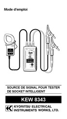 Kyoritsu Electrical Instruments Works KEW 8343 Mode D'emploi