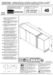 CONFORAMA Nevada 3116SS 40 Instructions De Montage